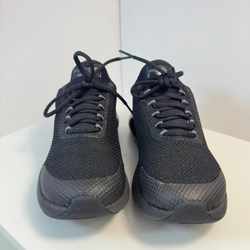 Skechers Skech-Air Sneakers Womens 9.5 Black 13276 Mesh Air Cushioned Athletic